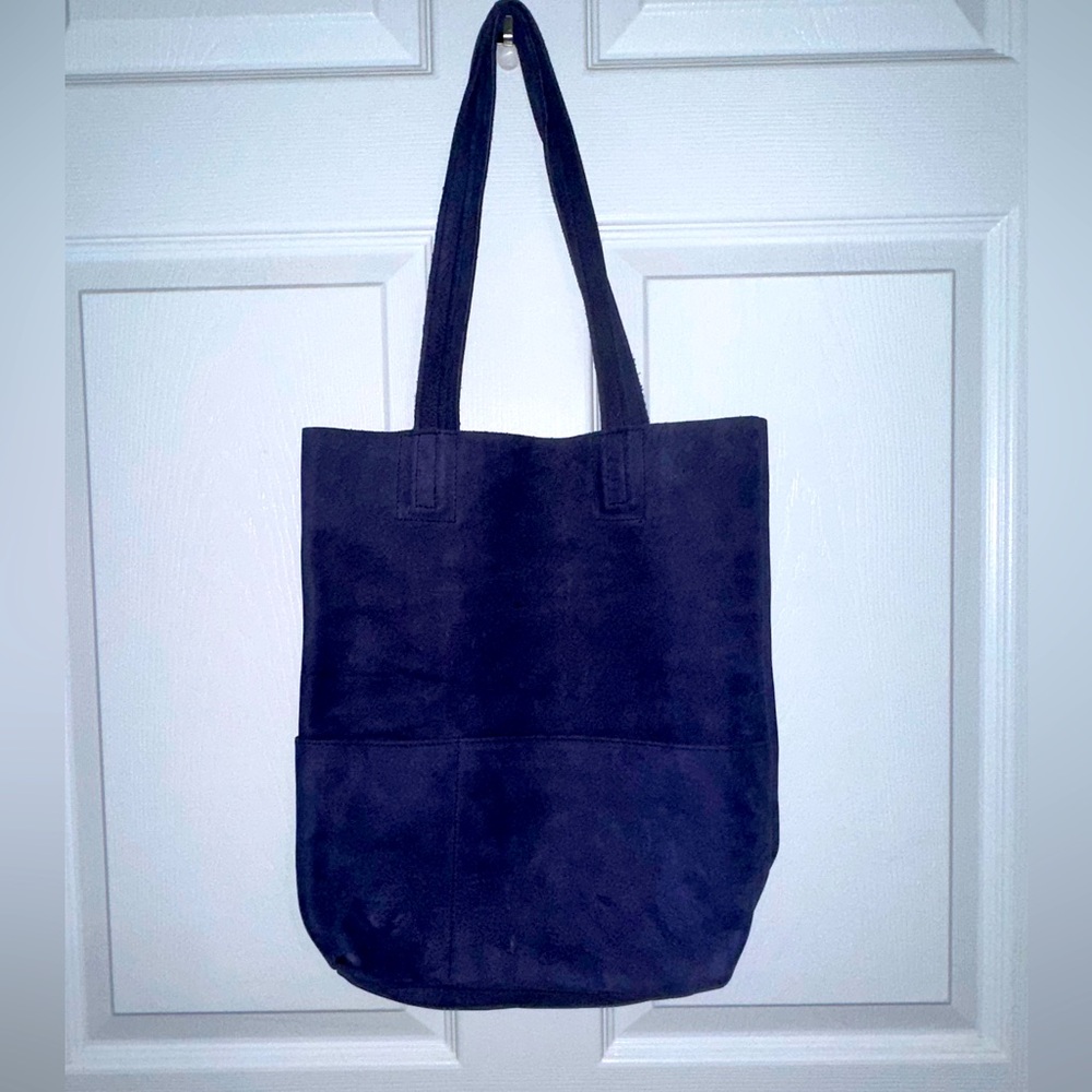 Leather tote